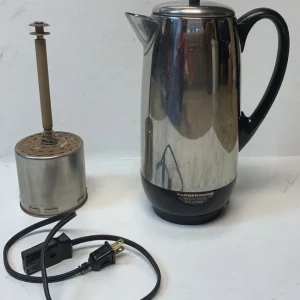 Vintage Faberware Superfast Automatic Coffee Percolator 12 Cup TESTED