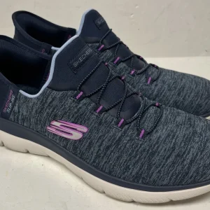 Skechers Women's Slip-ins Summits Dazzling Haze Blue Sneakers Sz 10 149937