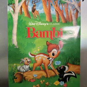 Bambi ORIGINAL UK One Sheet Movie Film Cinema Poster Disney RERELEASE