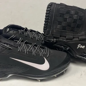 Joe Saunders Game Issued NIKE SHADO Elite J Series Baseball Glove & Shoes