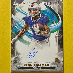 2024 TOPPS INCEPTION KEON COLEMAN ROOKIE AUTO #RA-KC BILLS