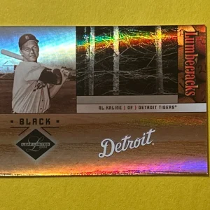 2004 LEAF LIMITED AL KALINE LUMBERJACKS BLACK /29 #LJ-1 TIGERS