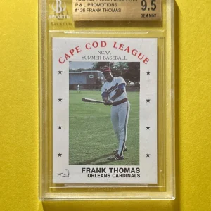 1988 CAPE COD PROSPECTS P&L PROMOTIONS FRANK THOMAS #126 BGS GEM MINT 9.5