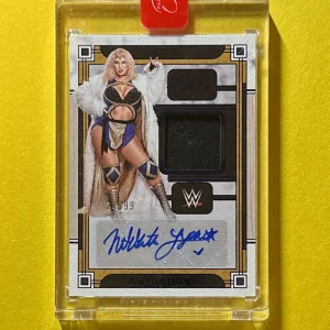 2024 PANINI THREE COUNT WWE NIKKITA LYONS PATCH AUTO /99 #MA-NKL