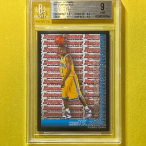 2005-06 BOWMAN CHRIS PAUL #1111 BGS MINT 9 ROOKIE CARD