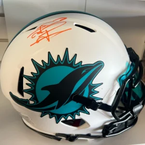 TUA TAGOVAILOA SIGNED AUTOGRAPHED LUNAR W/ VISOR FULL SIZE HELMET FANATICS CERT