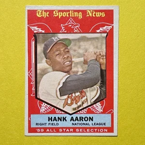 1959 TOPPS HANK AARON #561 ALL STAR SELECTION BRAVES HOF