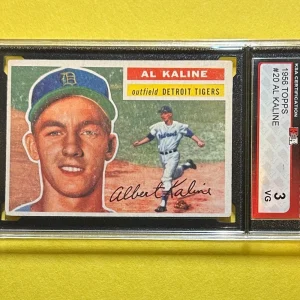 1956 TOPPS AL KALINE #20 KSA VG 3 TIGERS