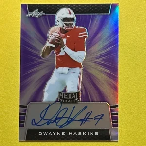 2019 LEAF METAL DRAFT DWAYNE HASKINS AUTOGRAPH /25 #BA-DH2