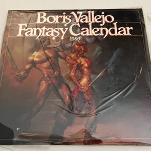 1986 Boris Vallejo Fantasy Calendar Complete New But Opened  G1