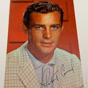WILD WILD WEST ROBERT CONRAD AUTOGRAPHED VINTAGE 1960 FAN CLUB CARD