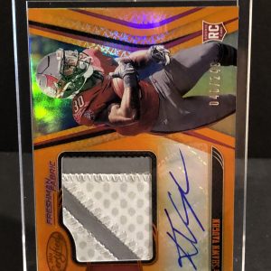 2020 Certified KE'SHAWN VAUGHN Freshman Fabric Orange Rookie Patch Auto #/249 RC