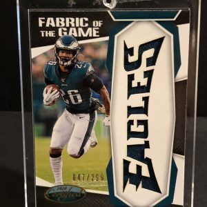 2020 Panini Certified FOTL MILES SANDERS RC #047/299 FABRIC OF THE GAME EAGLES