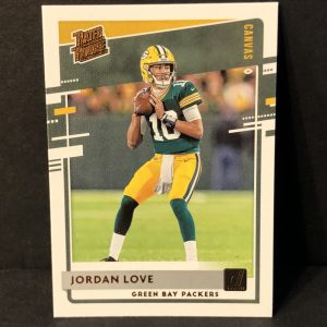 2020 Panini Donruss RC Jordan Love RATED ROOKIES CANVAS PARALLEL PACKERS