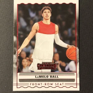 2020-21 Panini Contenders - LaMelo Ball Front-Row Seat Rookie RC Red Parallel