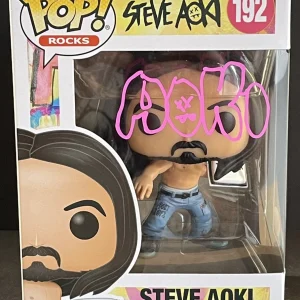 Steve Aoki Signed Autographed DJ Spin Rock Funko Pop Vinyl PSA/DNA