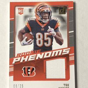 Tee Higgins 2020 Donruss Rookie Phenoms 06 /25 RC Bengals