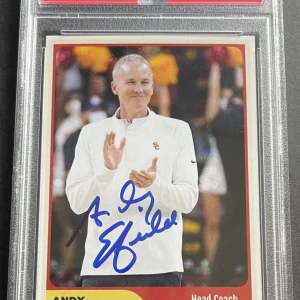 Andy Enfield Signed Autographed USC Trojans Custom Card PSA/DNA Slabbed