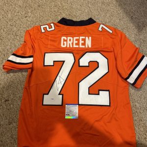SYRACUSE ORANGE- TIM GREEN SIGNED AUTOGRAPH JERSEY PSA COA FOOTBALL NFL CUSE