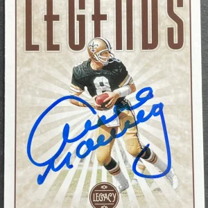 Archie Manning Signed Autographed 2020 Legacy Football Card Saints Beckett Coa