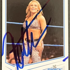 Natalya Signed Autographed 2013 Topps WWE Base Card Beckett Coa