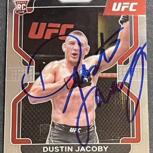 Dustin Jacoby Signed Autographed 2022 Select UFC Base Card Beckett Coa
