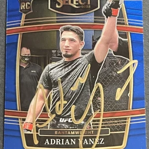 Adrian Yanez Signed Autographed 2022 Select UFC Card Beckett Coa