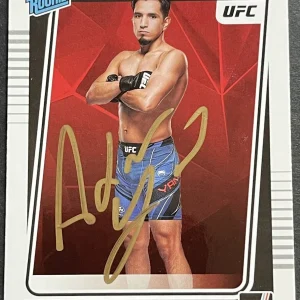 Adrian Yanez Signed Autographed 2022 Donruss UFC Card Beckett Coa