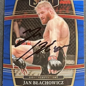 Jan Blachowicz Signed Auto 2022 Select UFC Base Card Beckett Coa