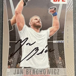 Jan Blachowicz Signed Auto 2022 Prizm UFC Base Card Beckett Coa