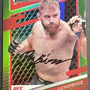 Jan Blachowicz Signed Auto 2022 Donruss Green UFC Card Beckett Coa