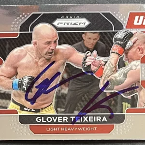 Glover Teixeira Signed Autographed 2022 Prizm UFC Base Card Beckett Coa