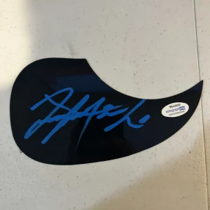 TAYLOR MCCALL SIGNED AUTOGRAPH ACOUSTIC GUITAR PICKGUARD ACOA COUNTRY STAR