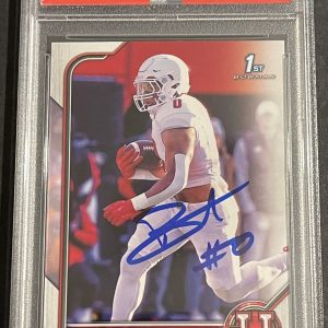 Braelon Allen Signed 2022 Bowman U Rookie Card Wisconsin Badgers PSA/DNA