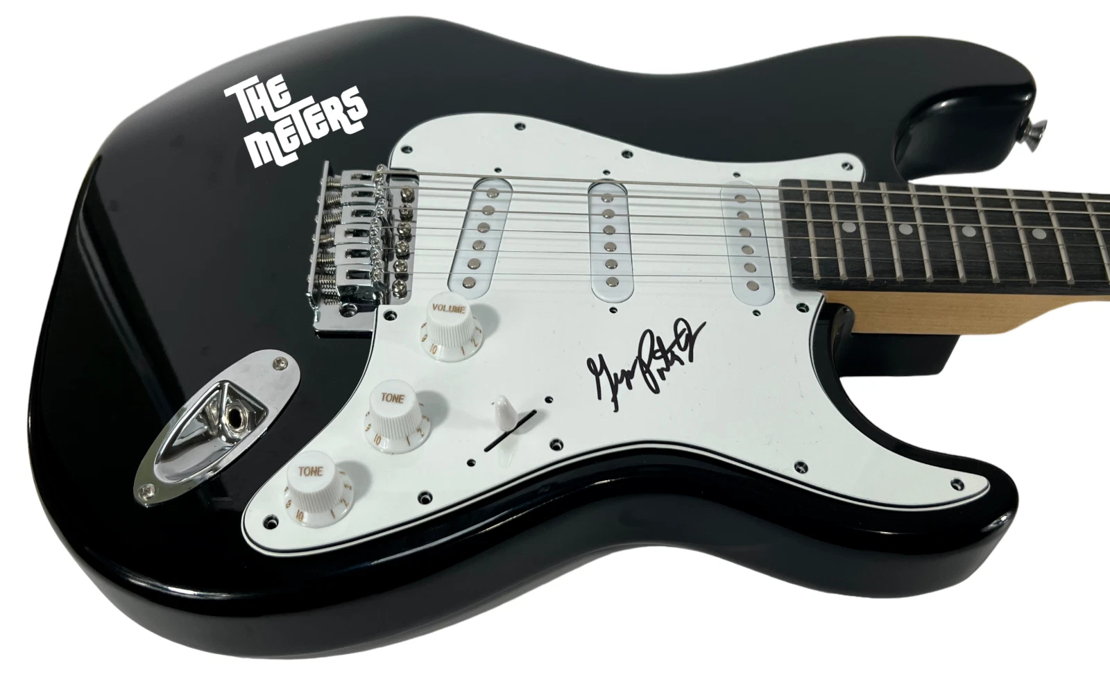 George Porter Jr THE METERS Signed Autograph Electric Guitar Funk Band ...
