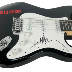 Willie Nelson Signed Autograph Electric Guitar Country Music Highwaymen ACOA COA