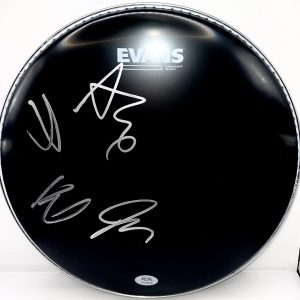 A Day To Remember Signed 12”inch Drumhead All 4 Members PSA/DNA Coa All I Want