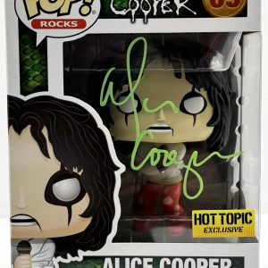 Alice Cooper Signed Autographed Hot Topic Exclusive Funko Pop JSA COA