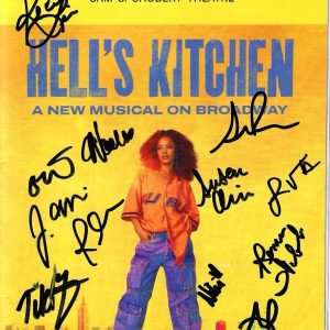 HELL'S KITCHEN HAND SIGNED NY CITY PLAYBILL+COA         ALICIA KEYS MUSICAL