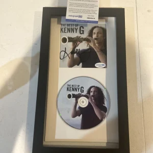 KENNY G SIGNED AUTOGRAPH FRAMED CD DISPLAY ACOA BEST OF