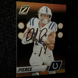 Alec Pierce Colts Signed Trading Card Autographed