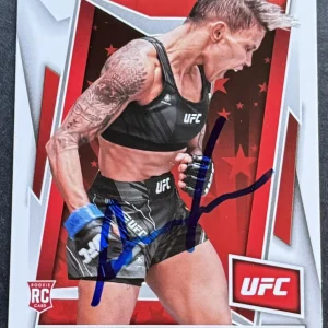 Amanda Lemos Signed 2023 Rookies & Stars UFC Rookie Card Beckett COA