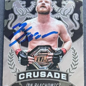 Jan Blachowicz Signed Auto 2021 Rookies & Stars Crusade UFC Base Card Beckett