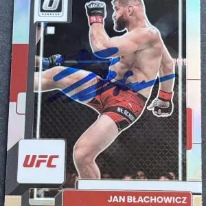 Jan Blachowicz Signed Auto 2023 Donruss Optic Silver UFC Base Card Beckett Coa