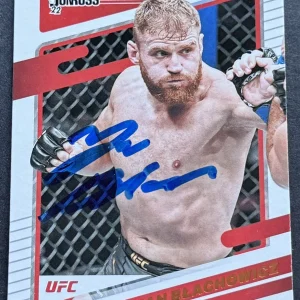 Jan Blachowicz Signed Auto 2022 Donruss UFC Base Card Beckett Coa
