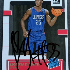 Moussa Diabate Signed Auto 2022-2023 Donruss Rookie Card Clippers Beckett COA