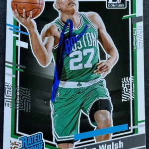 Jordan Walsh Signed Auto 2023-2024 Donruss Rookie Card Celtics Beckett COA