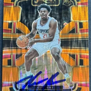Kobe Brown Signed Auto 2023-2024 Select Orange Flash Rookie Card Beckett COA
