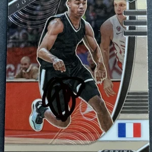 Theo Maleldon Signed 2020-2021 Prizm Draft Pick Base Rookie Card Beckett COA