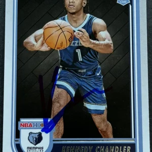 Kennedy Chandler Signed Auto 2022-2023 NBA Hoops Rookie Card Beckett COA